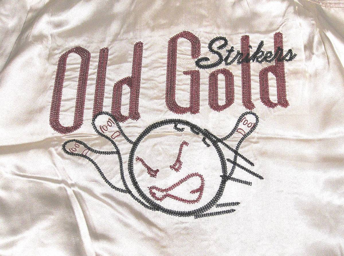 90's Old Gold サテンクロス ボーリングシャツ Made in U S A 90's Old Gold サテンクロス ボーリングシャツ Made in U S A