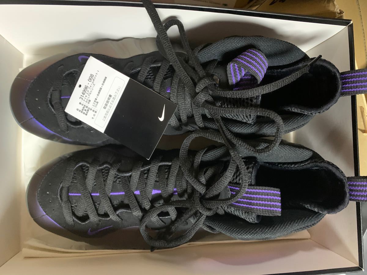 NIKE AIR FOAMPOSITE ONE EGGPLANT エアフォームポジットワン エッグプラント cm 紫　ペニー