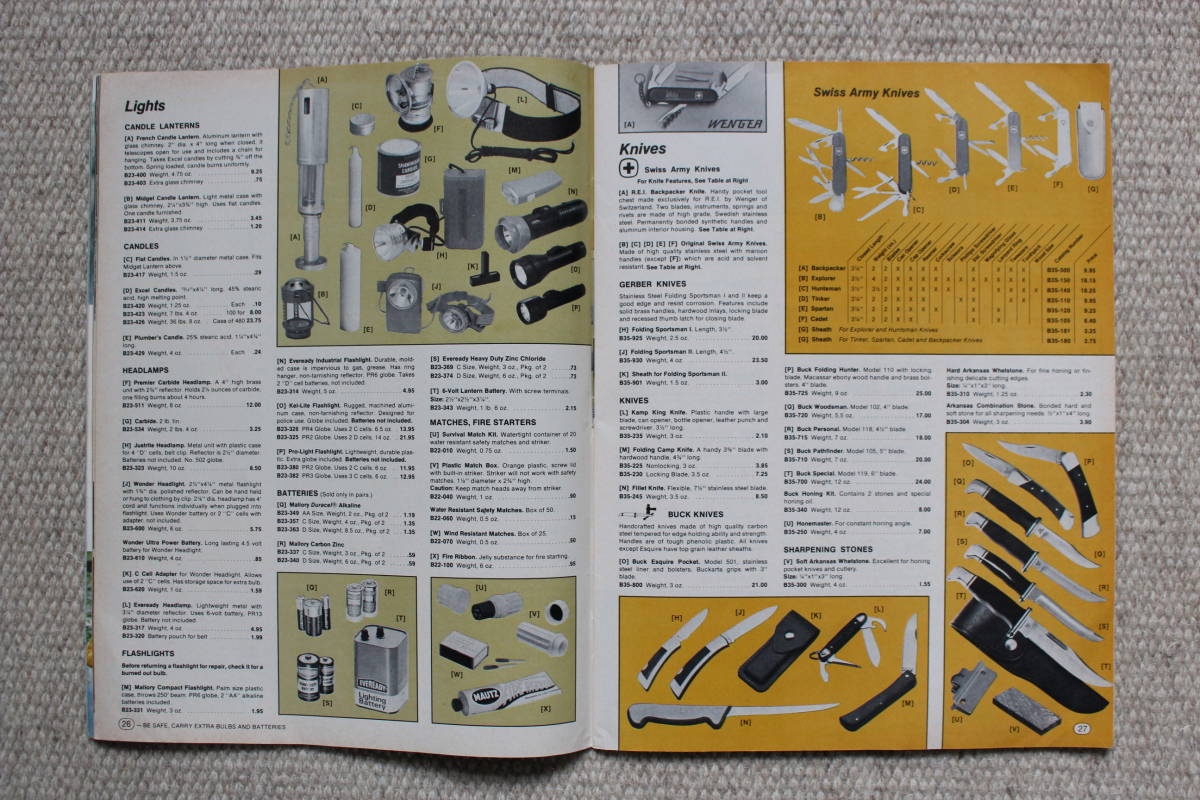 レア 1977-78年 ヴィンテージ REI カタログ USA アメリカ レア 1977-78年 ヴィンテージ REI カタログ USA アメリカ