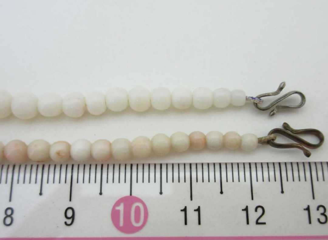 【TOP】珊瑚 サンゴ 羽織紐 セット 和装小物 ルース 根付 h36._画像5