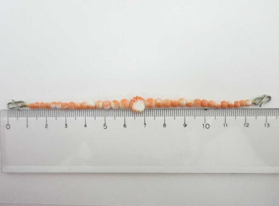 【TOP】桃珊瑚 サンゴ 羽織紐 和装小物 ルース 根付 i579._画像2