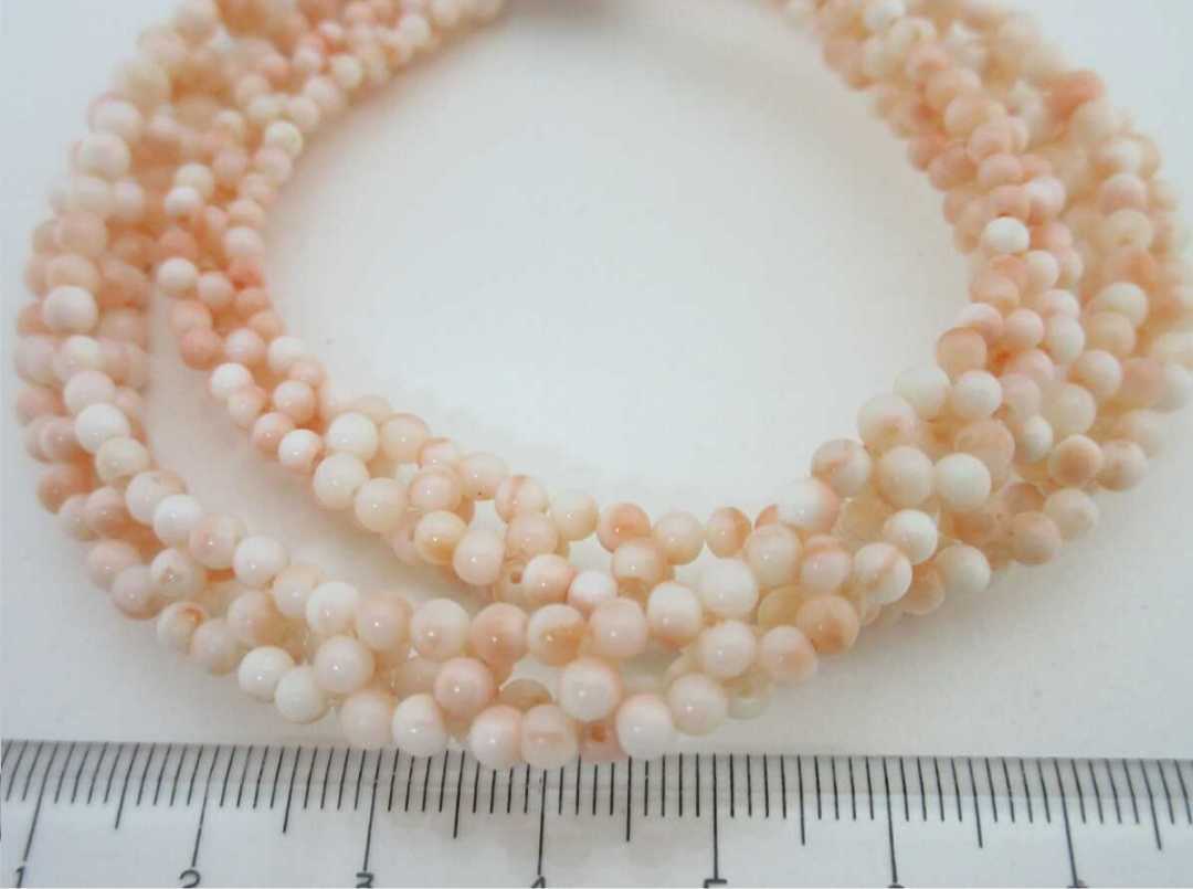 [TOP].. coral 25.6g necklace loose bracele netsuke u323.