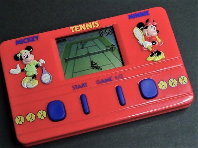 再値下 DISNEY TENNIS ディズニー テニス ミッキー ミニー レトロ ゲーム lsi lcd おもちゃ 電子ゲーム ビンテージ_画像1