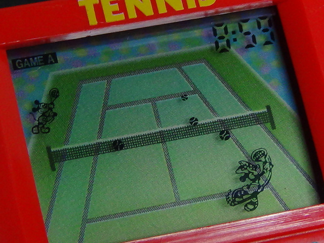 再値下 DISNEY TENNIS ディズニー テニス ミッキー ミニー レトロ ゲーム lsi lcd おもちゃ 電子ゲーム ビンテージ_画像3