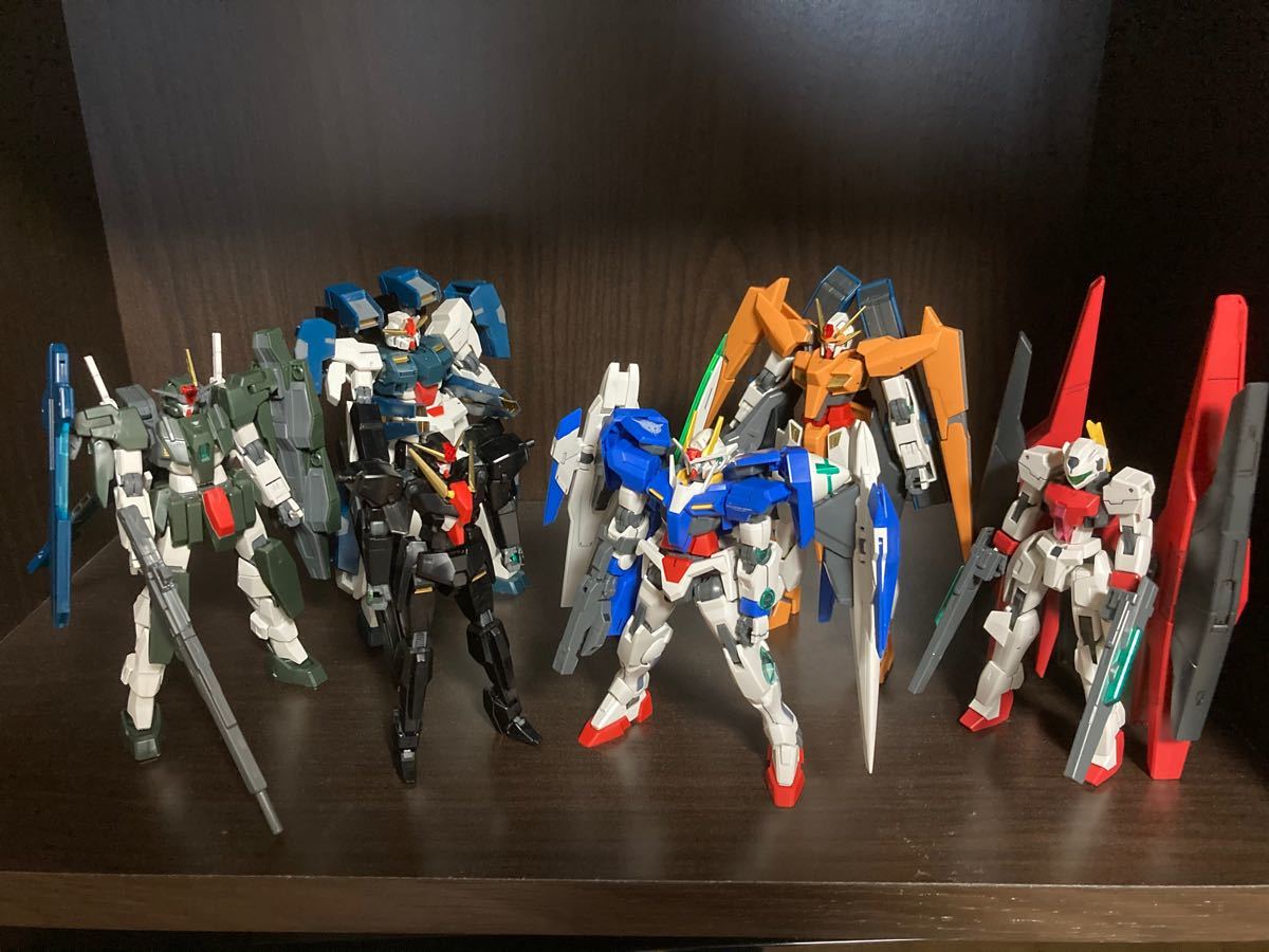 未組立 ガンプラEXPO「ダブルオー&ケルディム」「アリオス&GN 未組立 ガンプラEXPO「ダブルオー&ケルディム」「アリオス&GN
