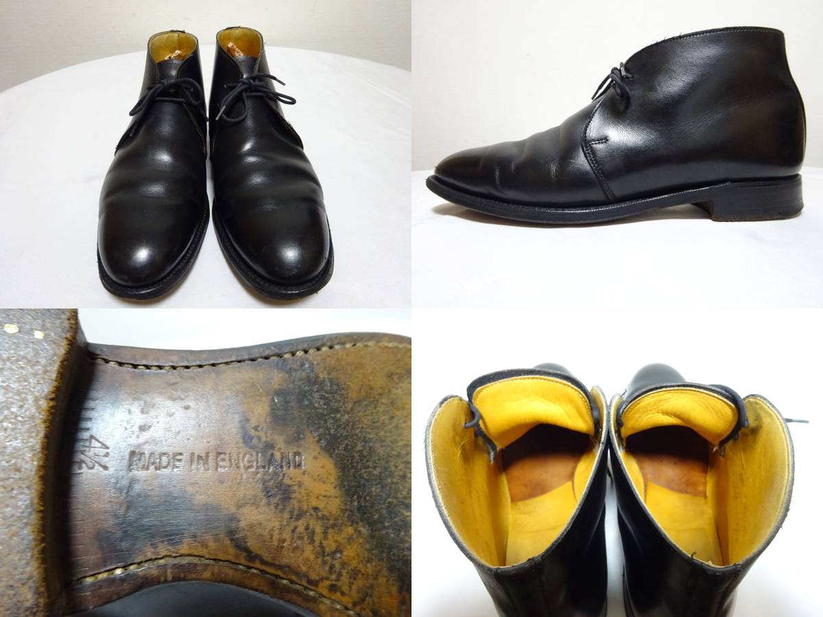 Lloyd Footwear Lloyd foot одежда чукка - ботинки кожа обувь женский 4.5 23-23.5cm ранг ENGLAND производства черный чёрный 