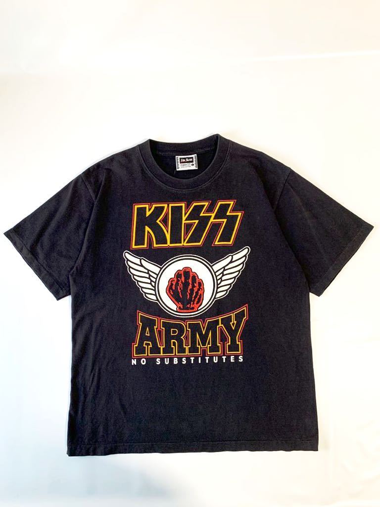 希少 当時物 1996年 KISS ビンテージ 20周年 Tシャツ キスアーミー 90's バンドTシャツ ロックTシャツ KISSARMY 20YEARS OF DESTRUCTION