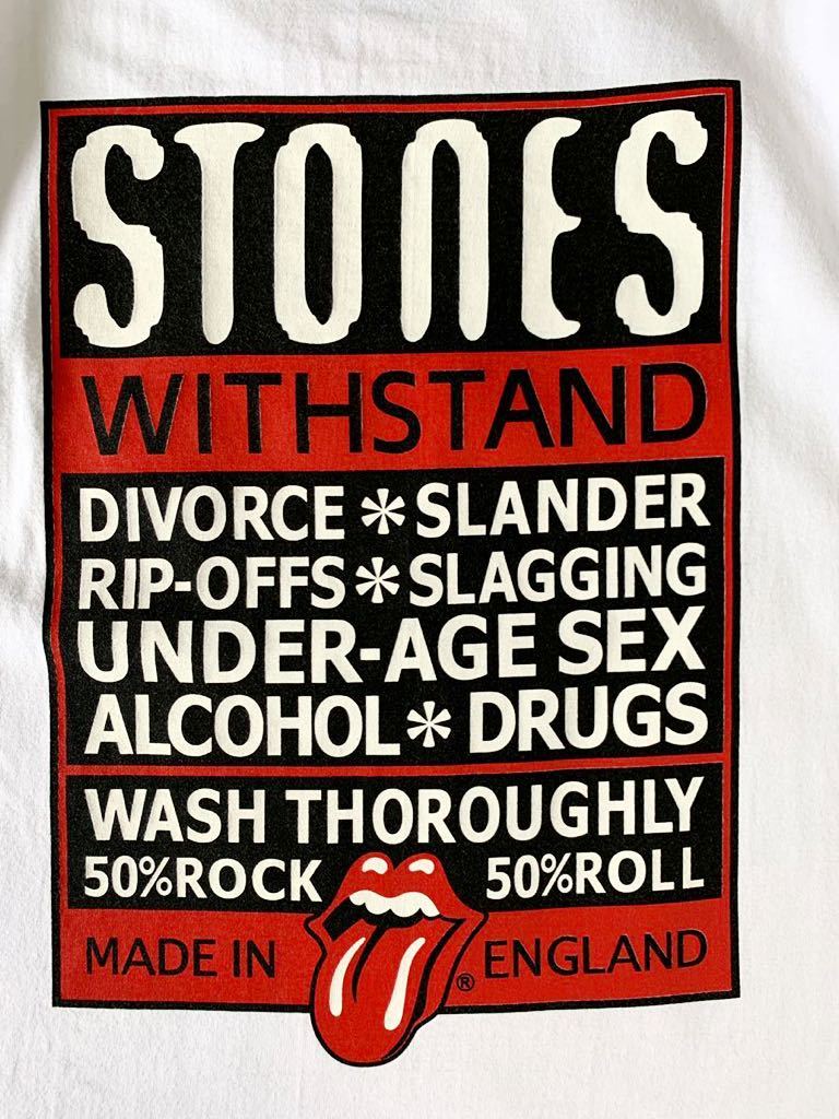 00's VINTAGE ローリングストーンズ 半袖Tシャツ 2002年 コピーライト リップ&タン wall of fame ROLLING STONES ロックT バンドTシャツ