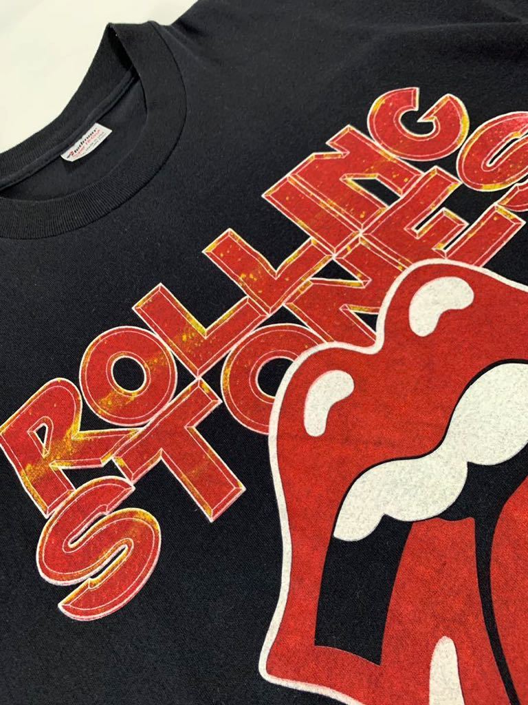 オリジナル stedman ROLLING STONES XL ローリングストーンズ STEEL WHEELS TOUR 1989 両面プリント バンドTシャツ USA製 ロックTシャツ