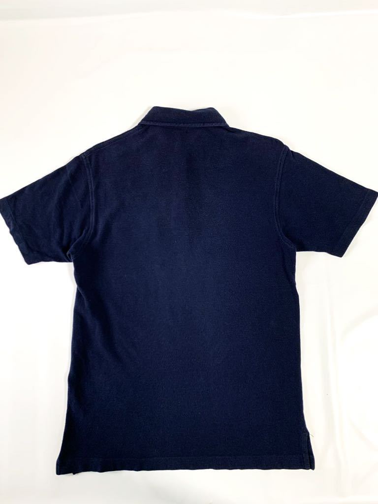 NAPOLEON ERBA 鹿の子 ボタンダウンシャツ Mサイズ 46 イタリア製 ナポレオンエルバ コットン100% 半袖シャツ 柔らか コットンシャツ_画像7