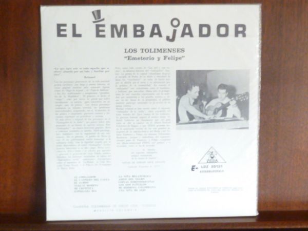 LOS TOLIMENSES/El Embajador-20131 （LP）_画像2