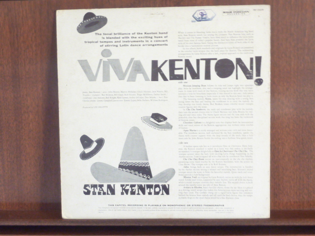 スタン・ケントン/VIVA KENTON-1305 （LP）_画像2