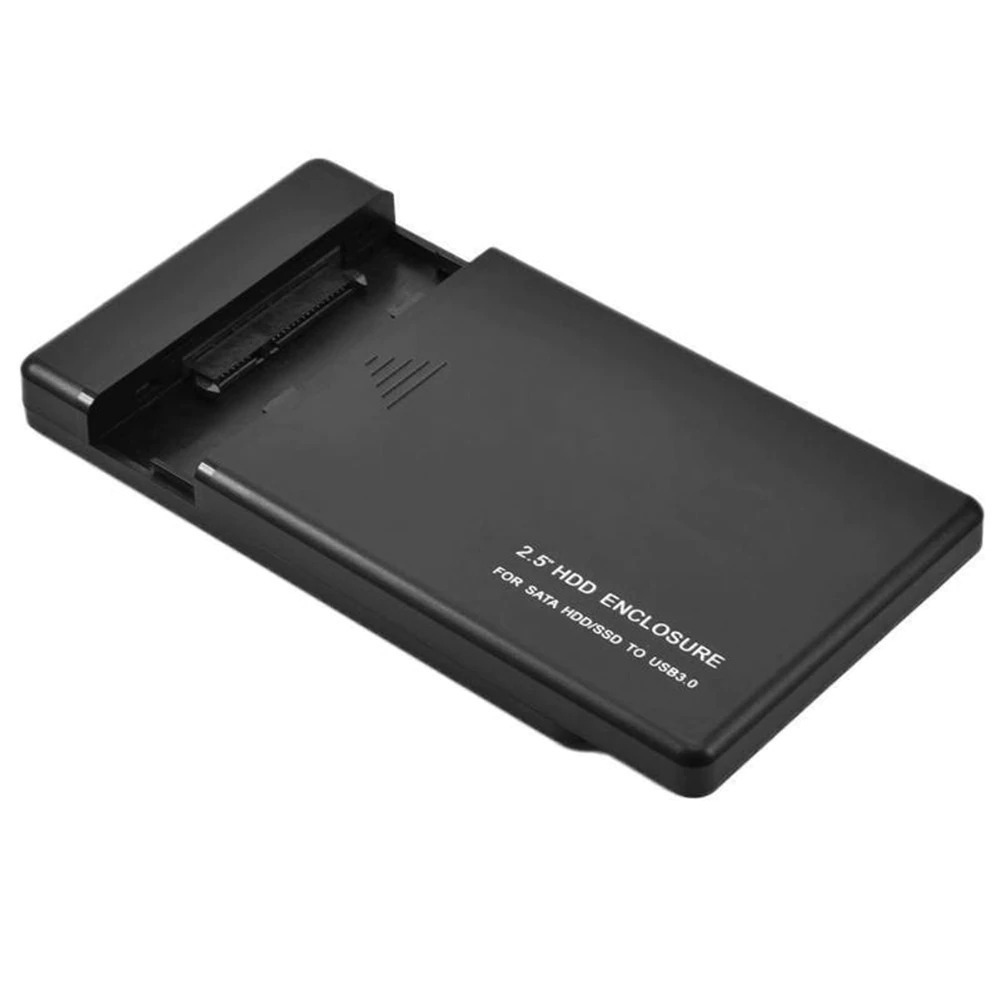【新作品 USB 3.0 接続タイプ】 2.5インチ HDD/SSD ケース SATA ハードディスクケース 4TBまで 9.5mm/7mm厚両対応 工具不要 【ブラック】_画像2