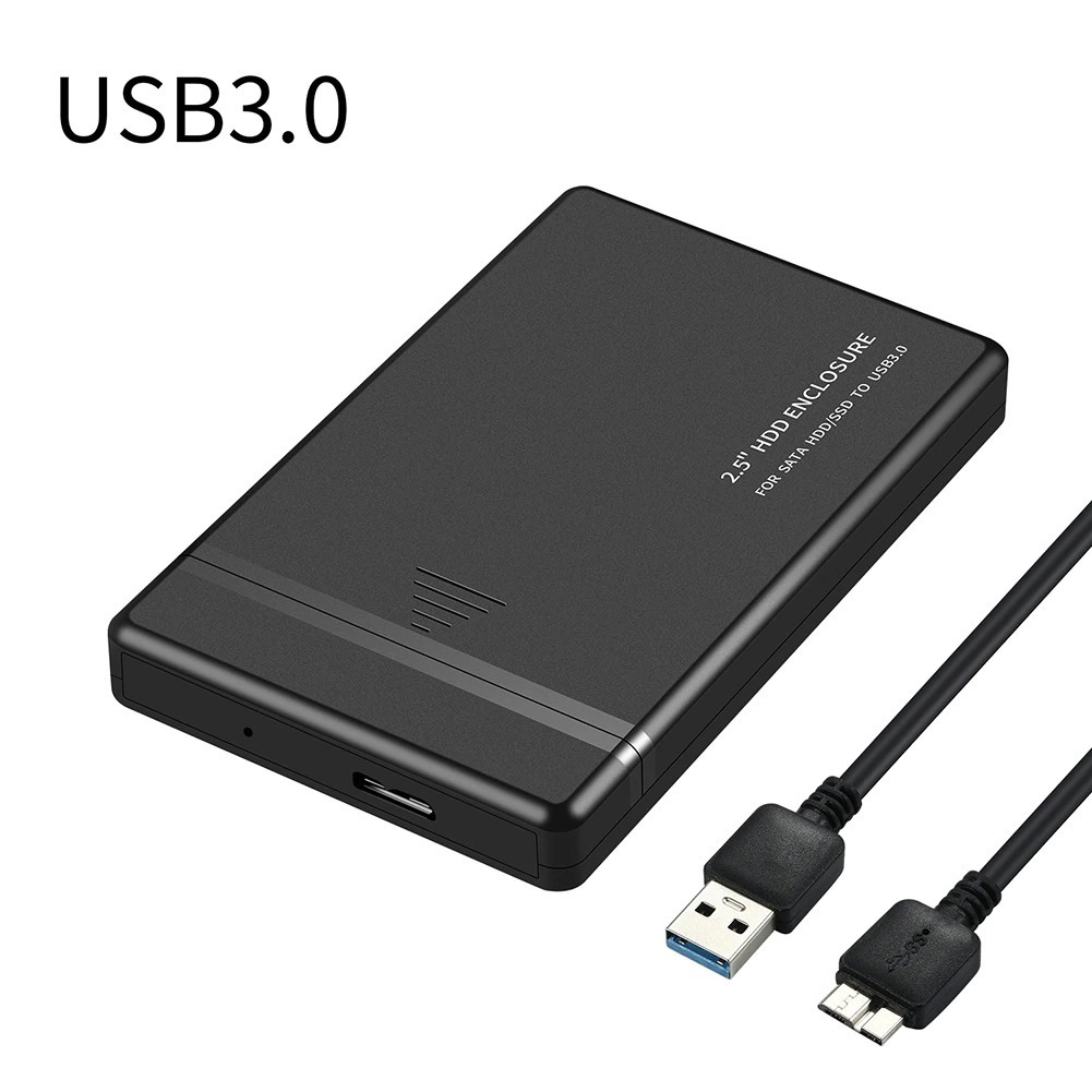 【新作品 USB 3.0 接続タイプ】 2.5インチ HDD/SSD ケース SATA ハードディスクケース 4TBまで 9.5mm/7mm厚両対応 工具不要 【ブラック】_画像3