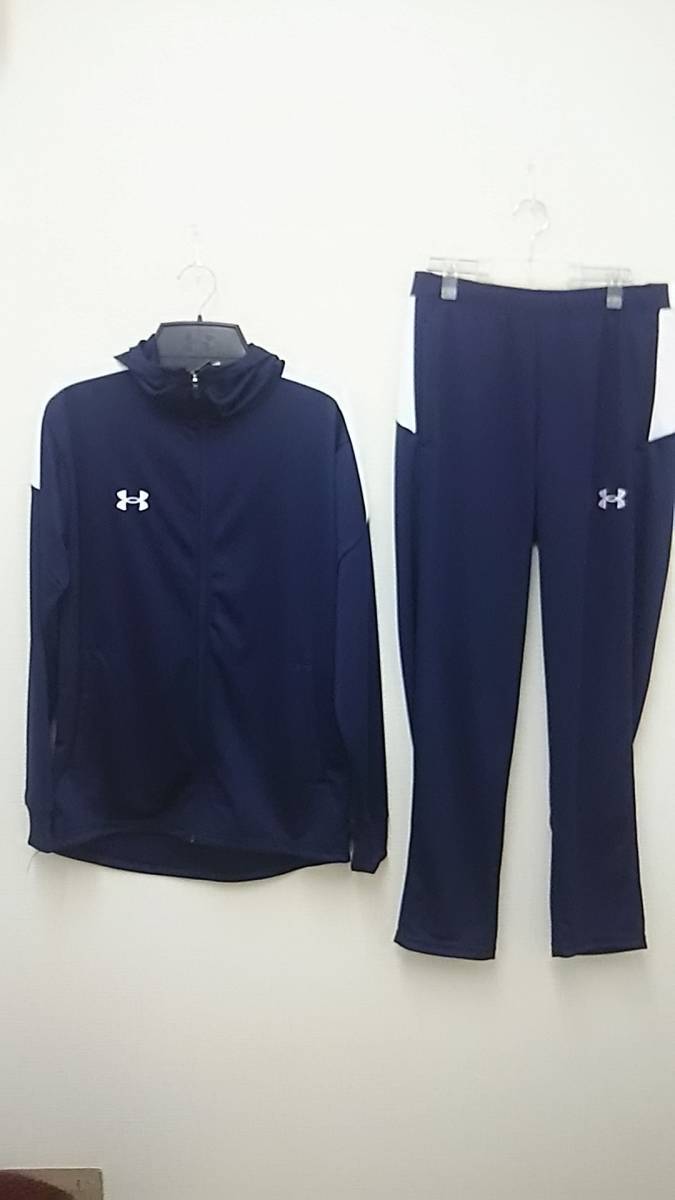  Under Armor джерси верх и низ в комплекте темно-синий XL 1364994-364993 новый товар тренировка для мужчин и женщин движение надеты часть магазин надеты фитнес Jim 