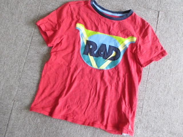 ★Gap kidsギャップRADロゴTシャツ130★赤_画像1