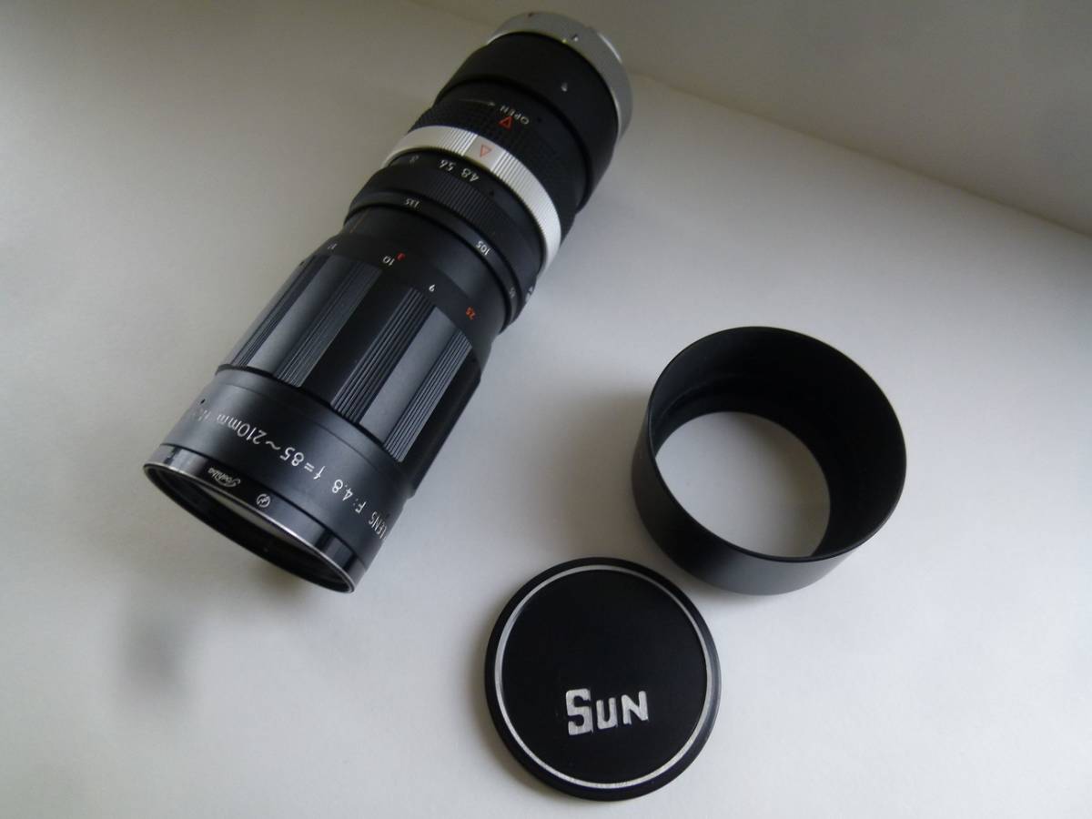 【即購入OK】SUN Hi-Tele ZOOM LENS F:4.8 f＝85～210㎜_画像3