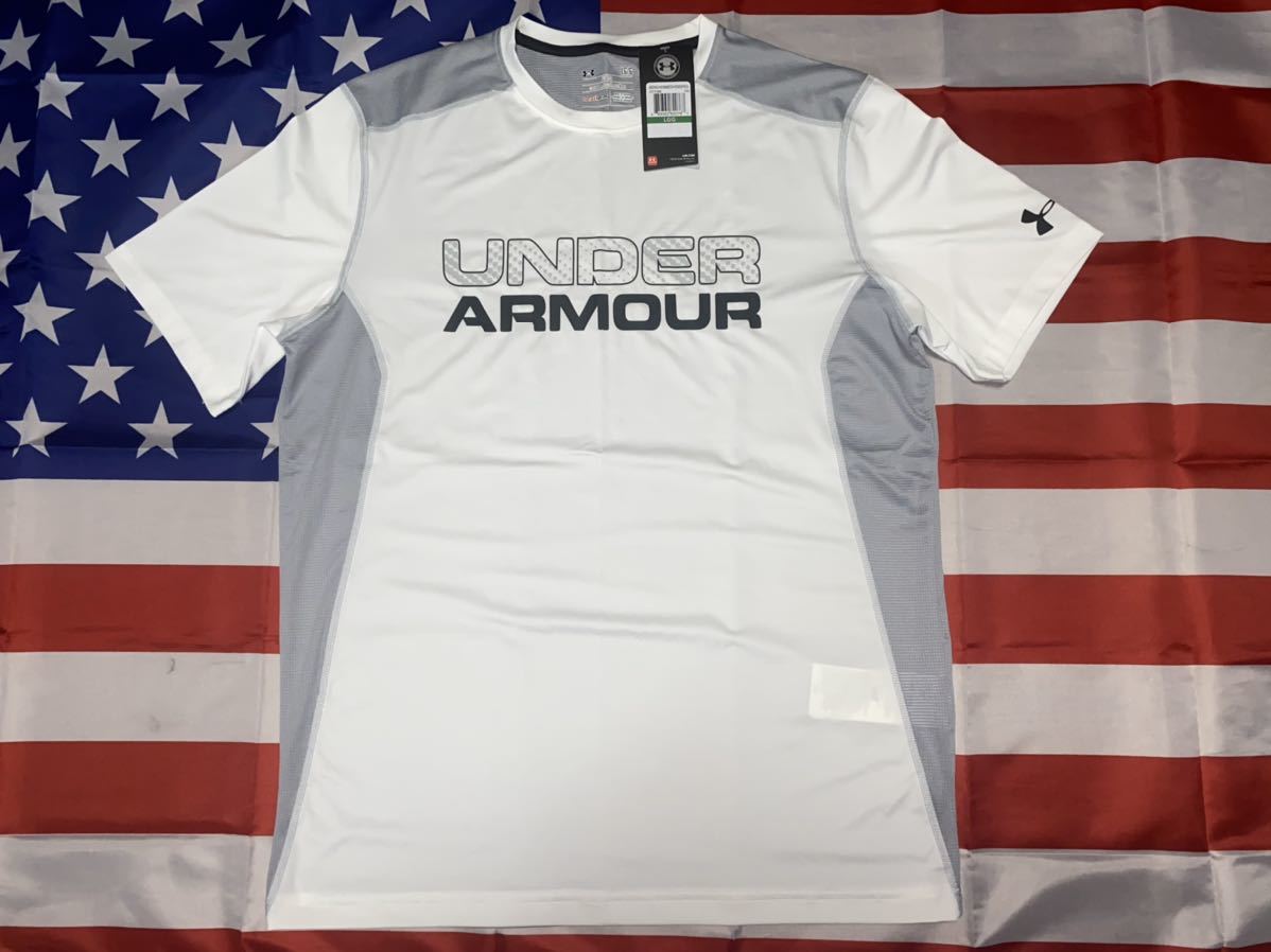 いラインアップ メンズ Armour Under USA in 新品未使用タグ付き made Ua グラフィック半袖 ホワイト LARGE RAID Lサイズ いラインアップ メンズ Armour Under USA in 新品未使用タグ付き made Ua グラフィック半袖 ホワイト LARGE RAID Lサイズ