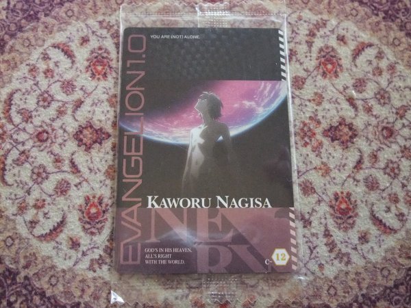 ★☆エヴァンゲリオン　ウエハース　C-12　渚カヲル　未開封☆★_表面、斜めの線傷があります。
