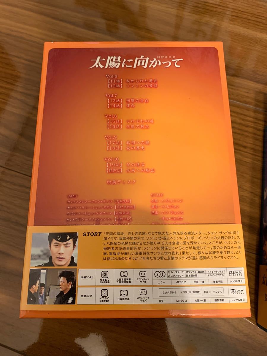 「太陽に向かって DVD-BOX」全巻 / クォン・サンウ 3セット