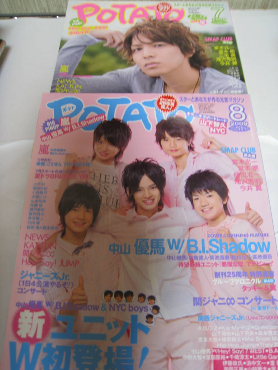 雑誌 2007年・2008年・2009年・2010年 POTATO/ポテト 三浦春馬 10冊セット