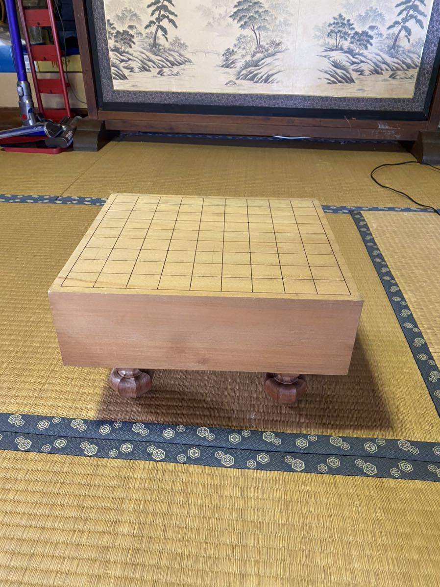 将棋盤 脚付 本榧 4寸 30年以上前の骨董品 ic.sch.id