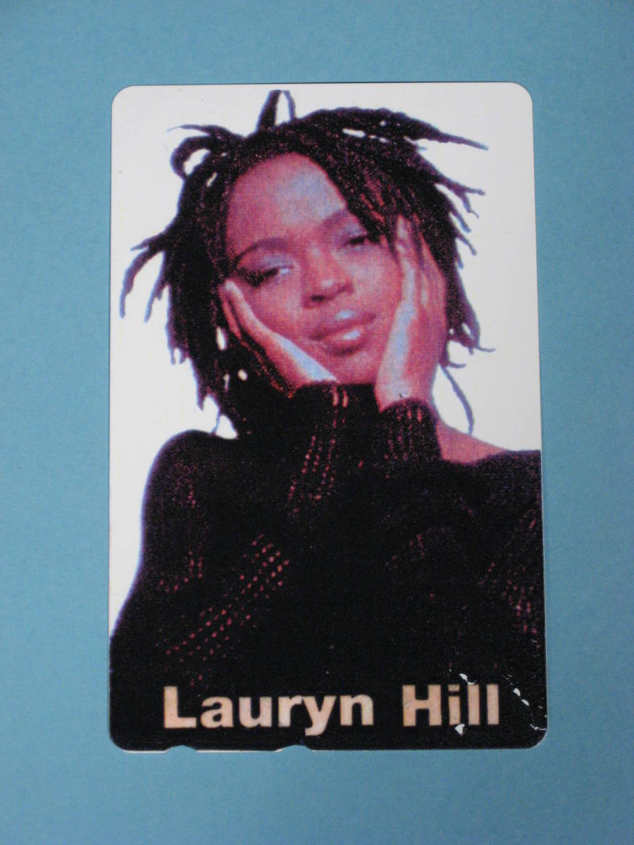 ローリン・ヒル テレホンカード 50度数 TELEPHONE CARD Lauryn Hill (新古・未使用・美品)_画像1