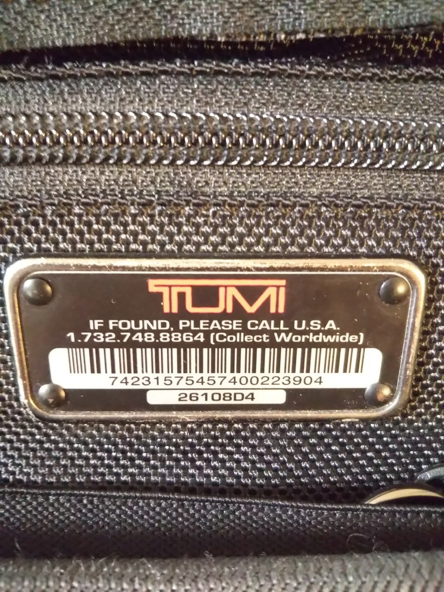 TUMI  トゥミ ビジネスショルダーバッグ 26108D4 黒色