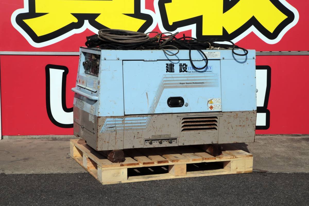 R F121003 Denyo engine welding TLW-300SSWY soundproofing type diesel welding generator direct pickup recommendation ( Nagoya city . mountain district ) juridical person only delivery possible n