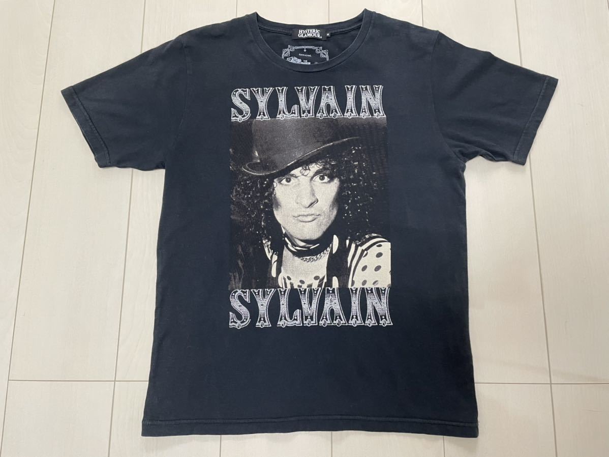 HYSTERIC GLAMOUR ヒステリックグラマー M New York Dolls コラボ SYLVAIN ニューヨークドールズ Tシャツ NO.15021
