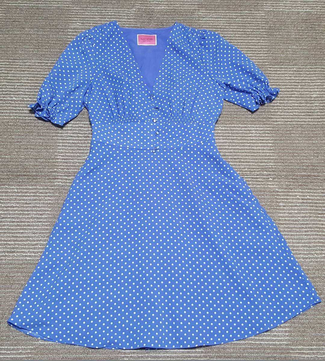 Paypayフリマ 新品 送料無料 Us8号 175 96a Jp9号前後 Kate Spade Newyork ケイトスペード ニューヨークドット柄 ミニワンピーススカイブルー Paypayフリマ 新品 送料無料 Us8号 175 96a Jp9号前後 Kate Spade Newyork ケイトスペード ニューヨークドット柄 ミニワンピーススカイブルー