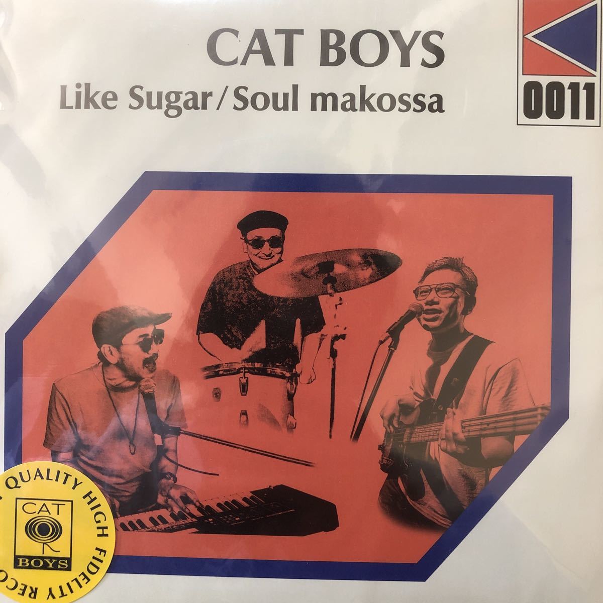 【新品 未聴品】CAT BOYS / LIKE SUGAR 7inch EP 思い出野郎Aチーム Chaka Khan The Fatback Band