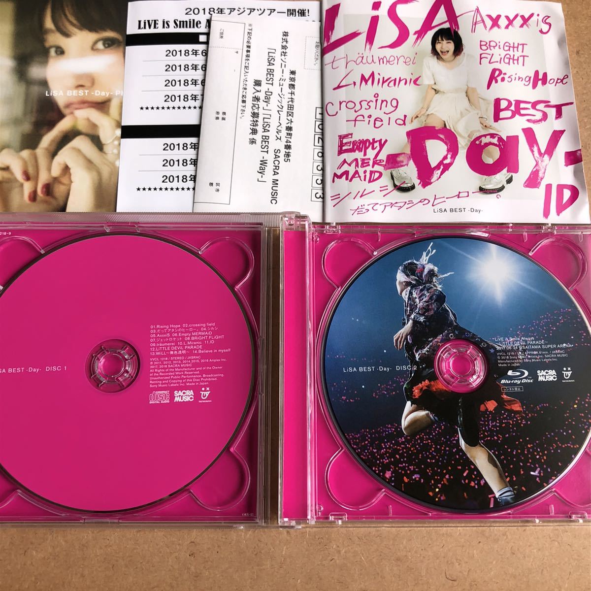 送料無料☆LiSA『BEST-Day-』初回限定盤CD＋Blu-ray61分収録☆ベストアルバム☆209_画像3