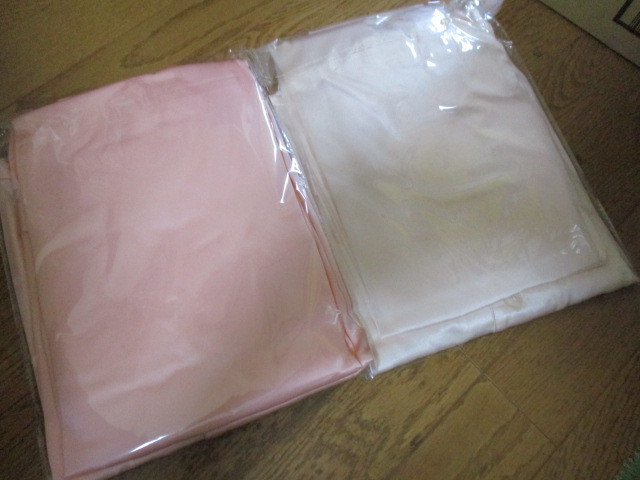 未使用　サテンシルク１００％　つぼみパジャマ　明るいピンク　Ｌ　_画像5