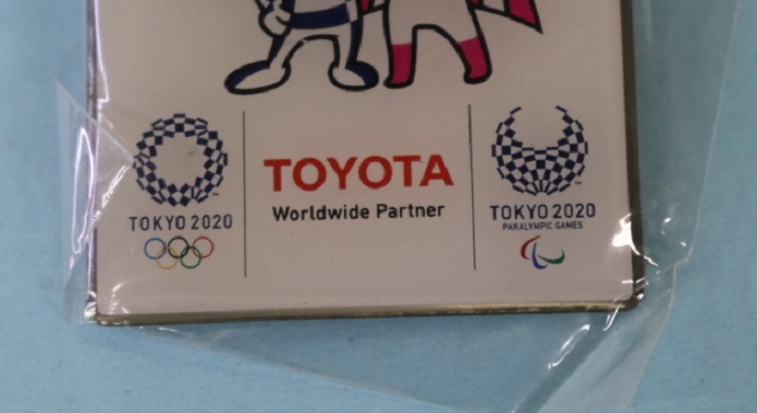 非売品 TOYOTA 東京オリンピック パラリンピック 記念ピンバッジ 非売品 TOYOTA 東京オリンピック パラリンピック 記念ピンバッジ