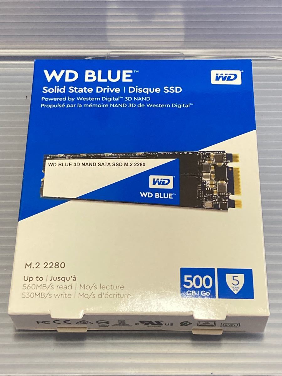 Western Digital WDS500G2B0B[500GB/SSD] WD Blue SATAIII接続