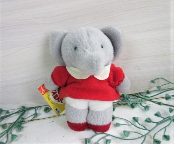 ぬいぐるみ ぞうのババール BABAR 3点セット タカラ TAKARA 1995年 Nelvana Ross タグ付き保管品 マスコット人形 キャラクター 象