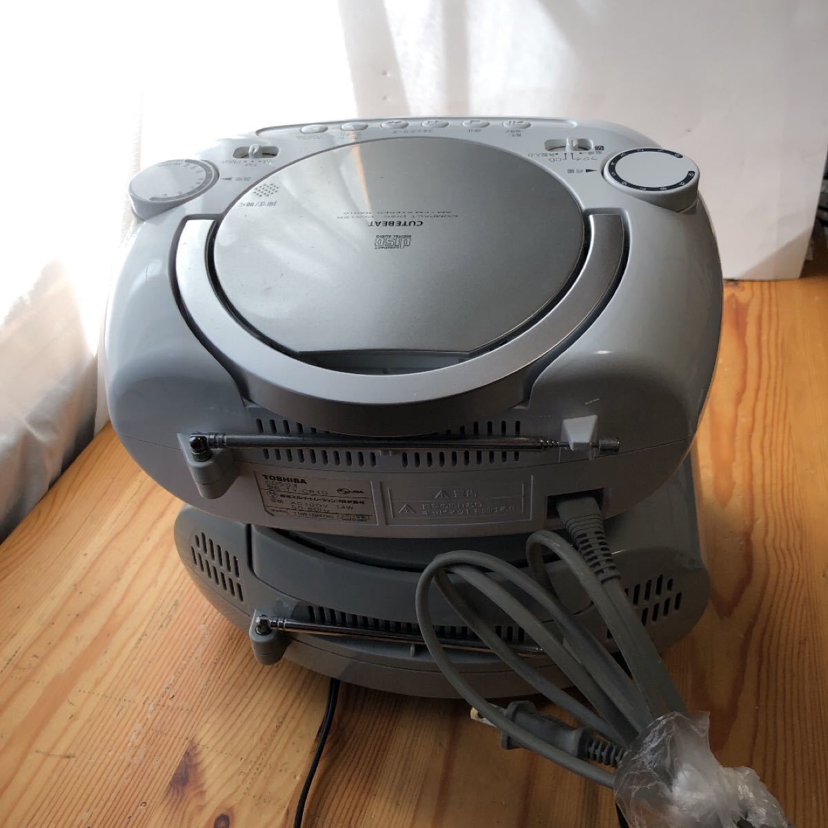 TOSHIBA CDラジカセ TY-CR10 TY-CK2 ラジオカセットレコーダー TOSHIBA CDラジカセ TY-CR10 TY-CK2 ラジオカセットレコーダー