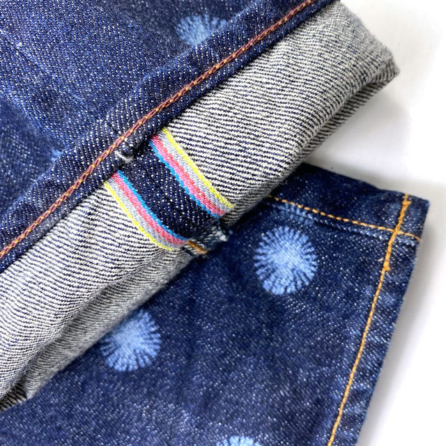 即決☆Paul Smith JEANS☆メンズL 総柄 ジーンズ ポールスミス 濃紺