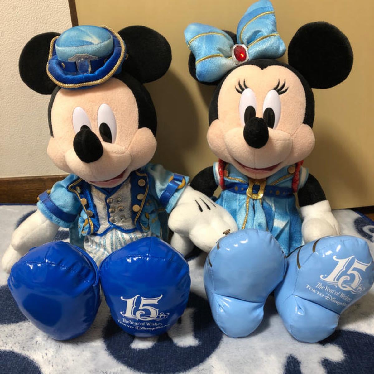 東京ディズニーシー15周年　ミッキーマウス　ミニーマウス　ぬいぐるみ　ディズニーリゾート　TDS