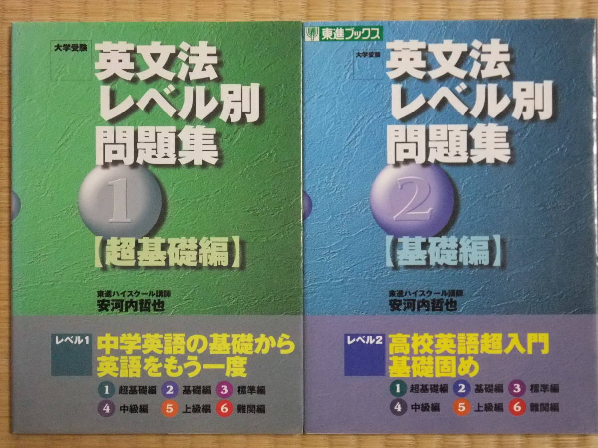 英文法レベル別問題集 超基礎編と基礎編の二冊セット 送料198円 問題集 売買されたオークション情報 Yahooの商品情報をアーカイブ公開 オークファン Aucfan Com 英文法レベル別問題集 超基礎編と基礎編の二冊セット 送料198円 問題集 売買されたオークション情報 Yahooの商品情報をアーカイブ公開 オークファン Aucfan Com