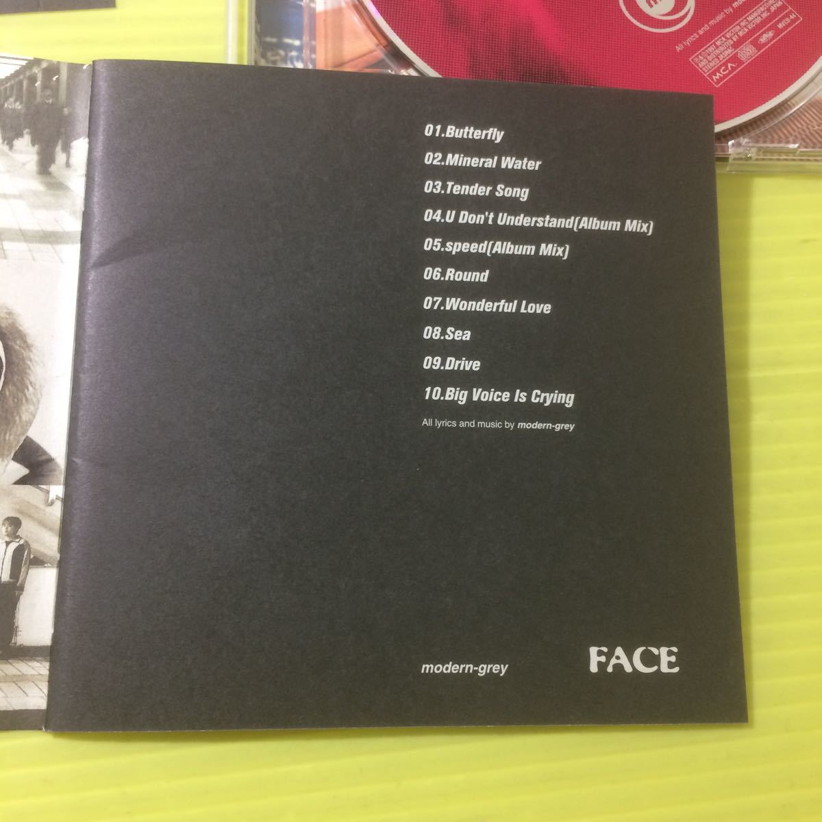 【同梱可】●●　モダングレイ　□　FACE（CD）【型番号】MVCD-44_画像6