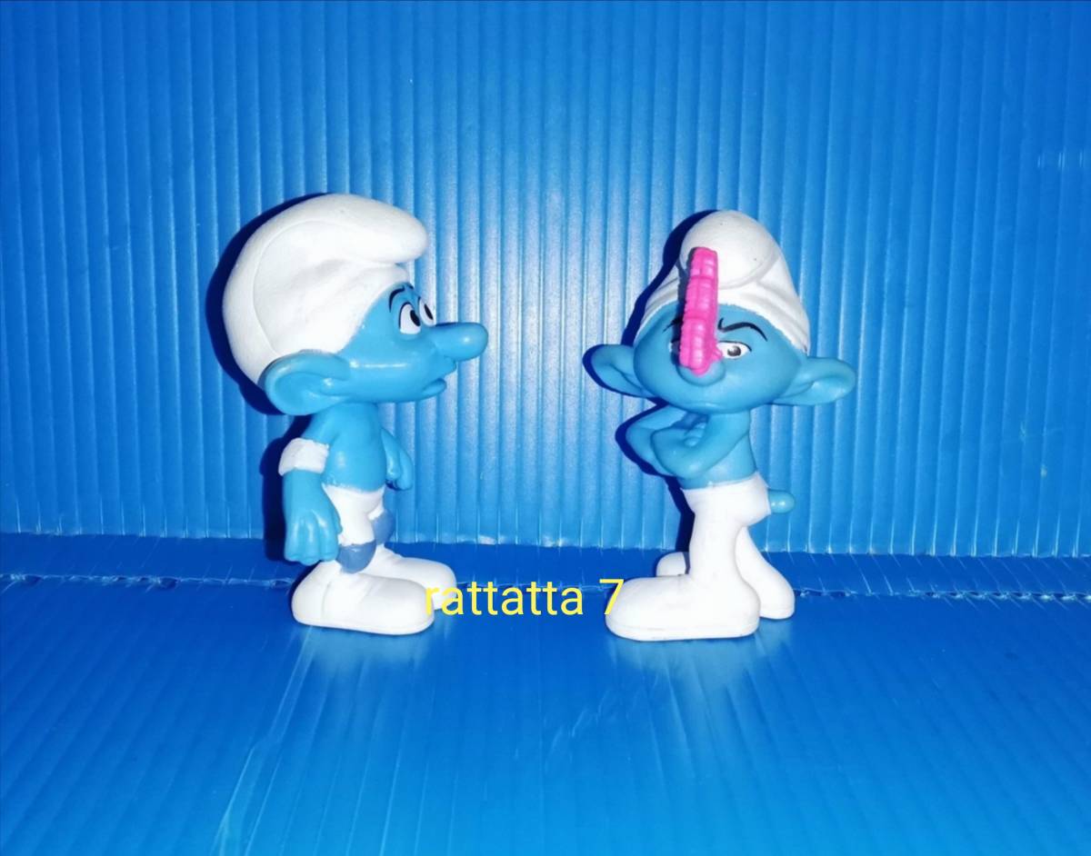 ☆McDONALDS HAPPY Meal Toy☆SMURF☆USマック☆スマーフ☆PVC ☆人形☆セット☆マクドナルド_画像2