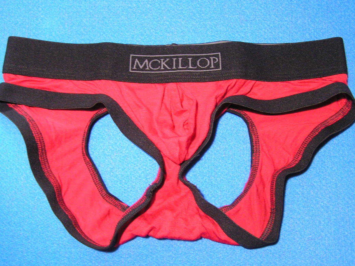 即決新品 McKillop Sexy Male Underwear Bulge Envy バックホール Brief- Glory モダール 赤色 現品表記サイズ　M_画像1