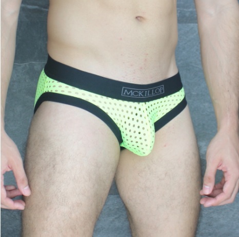 即決新品 McKillop Sexy Male Underwear Bulge Envy バックホール Brief- Glory Lycra やや濃い灰色 現品表記サイズ　M_画像8