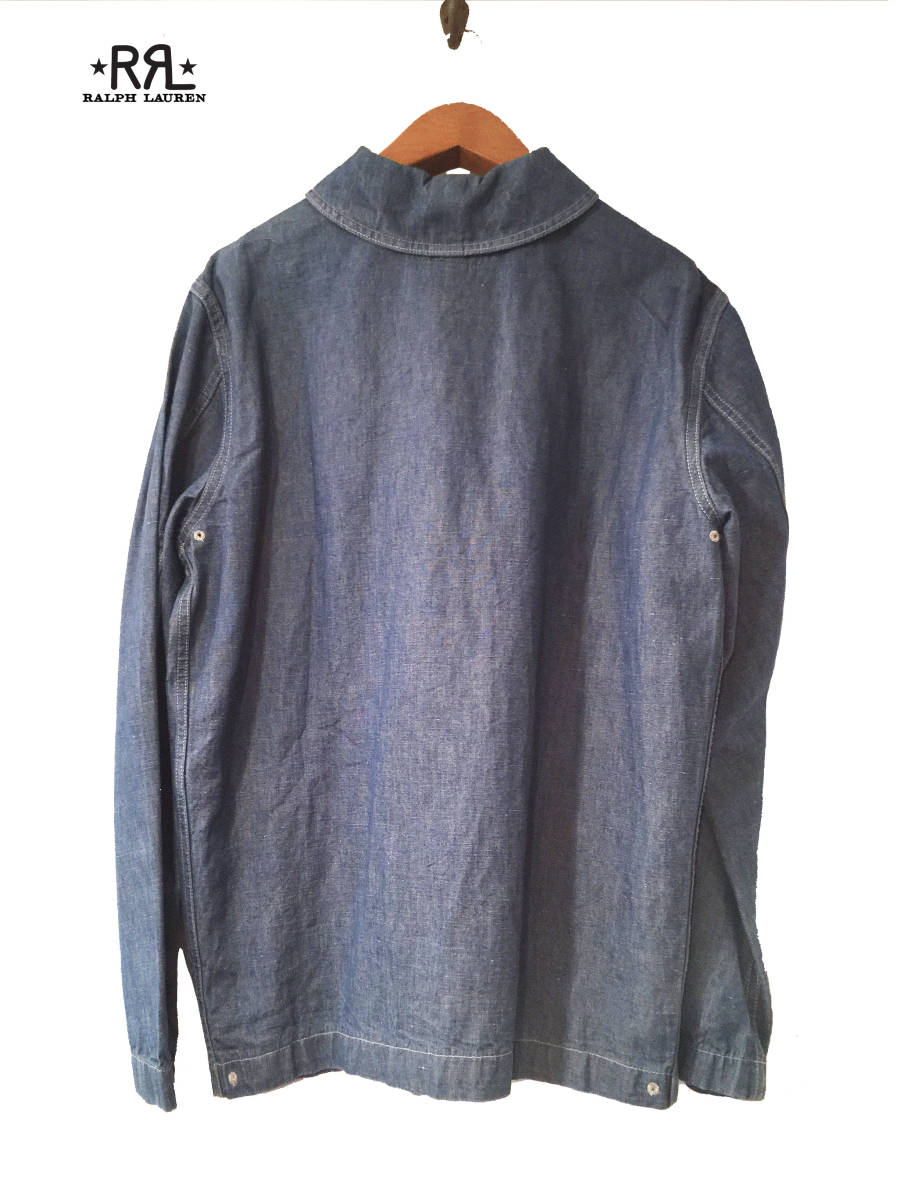RRLダブルアールエル U.S. NAVY Dungaree Jacket【S】Chambrey