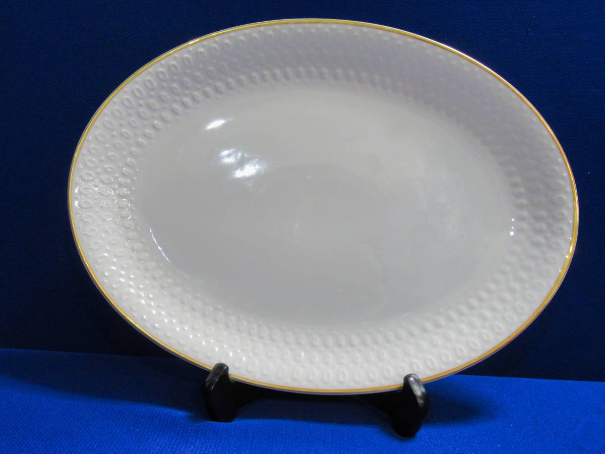 【ＫＯＷＡ】　オーバルプラター 　陶器 　大皿　 楕円皿 　（Ｗ３６㎝）_画像1
