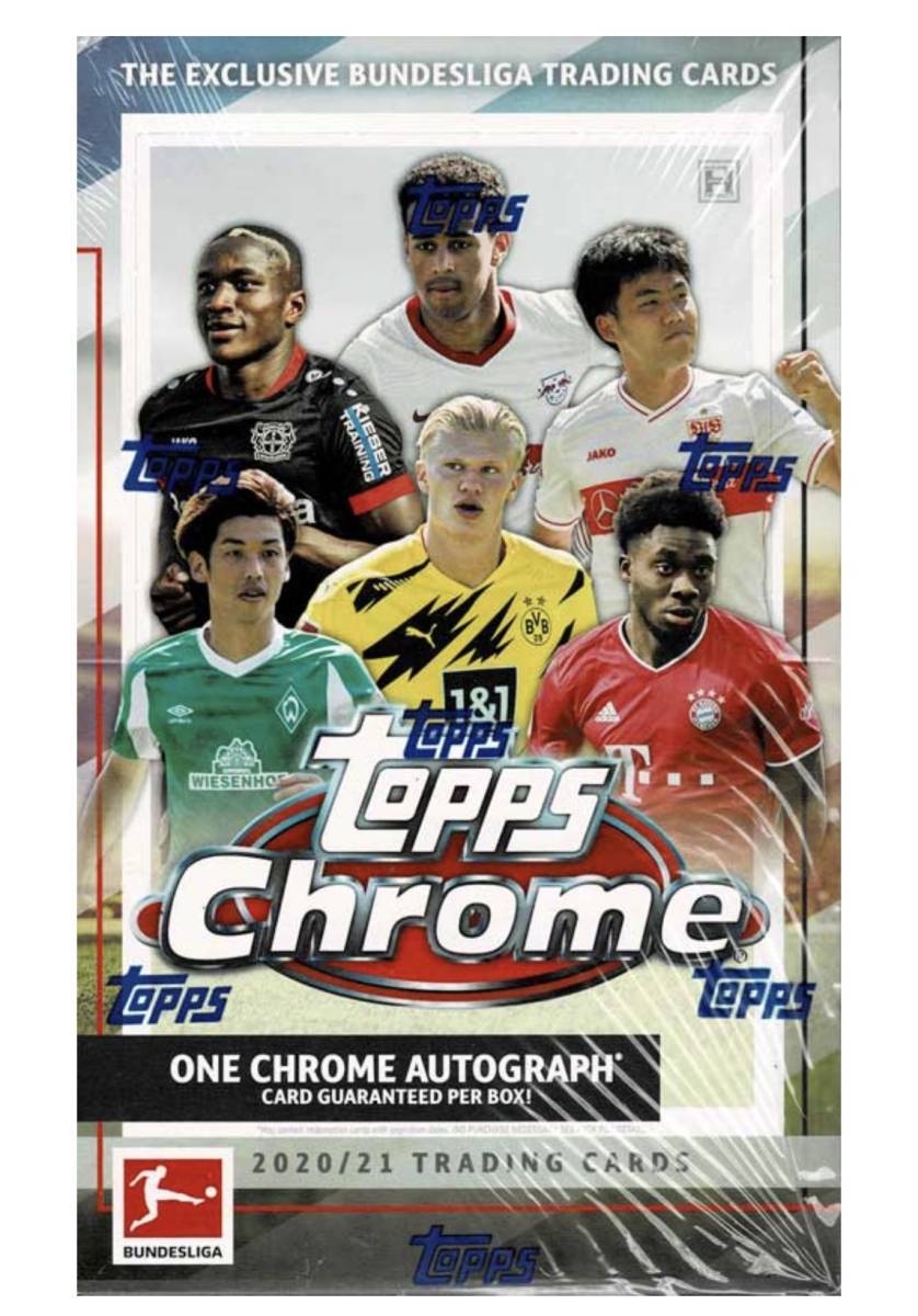2020-21 Topps Chrome Bundesliga Soccer 新品未開封ボックス
