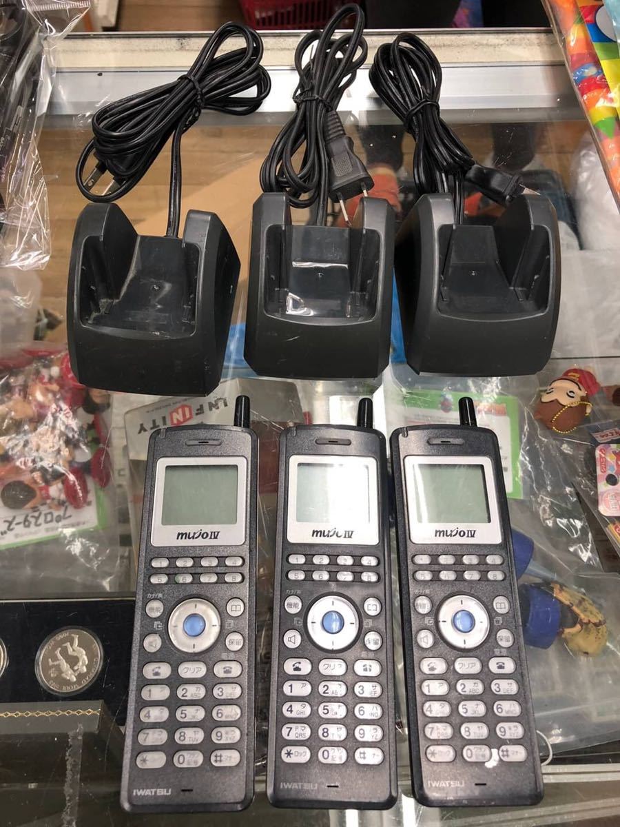 【SALE】 ◯G7622 岩通 デジタルコードレス電話機 ビジネスフォン DC-PS7(B)3台セット◯ 岩崎通信機 【SALE】 ◯G7622 岩通 デジタルコードレス電話機 ビジネスフォン DC-PS7(B)3台セット◯ 岩崎通信機