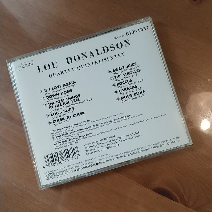 lou donaldson/qualtet/quintet/sextet